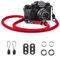 VOVMOEYA Camera Strap for DSLR,Universal Camera Neck Shoulder Strap for Fujifilm X100VI XT5 for Nikon Zf Z8 Z30 for Canon EOS R6 R10 R50 for Sony A6400 A6700 A7C II A7IV - Red