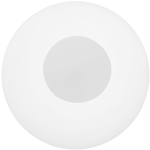 OKUMEYR Frosted Glass Globe Lampshade 18cm for Chandelier and Ceiling Light Fixture Replacement Simple Pendant Light Shade for Home Decor