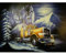 PSYWORK Schwarzlicht Poster | Ghost Truck | 64x90cm | ungerahmt | Kunstdruck | Fantasy | Wandbild | Wandposter | Auto