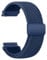 Wanme Gewebtes Nylon Uhrenarmbänder 20mm für Herren Damen, Nylon Elastische Uhrenarmband Schnellverschluss Armband, Neues Ersatzarmband mit Magnet Verstellbarer Anti Rutsch Schnalle, Navy Blau