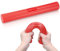 lexible Widerstandsstange für Physiotherapie, Widerstandsübung, Twisting-Stange für Tennisarm, Sehnenentzündung, Schmerzlinderung und Griffkraft, Rot-leicht, 4,5 kg