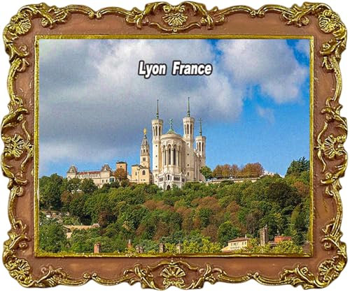 Lyon France Reise-Souvenir-Kühlschrankmagnete, Kühlschrank-Dekoration, Magnet