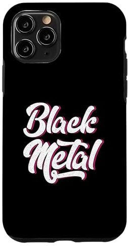 Hülle für iPhone 11 Pro Black Metal & Death Metal Headbanger Rock Schwere Musik