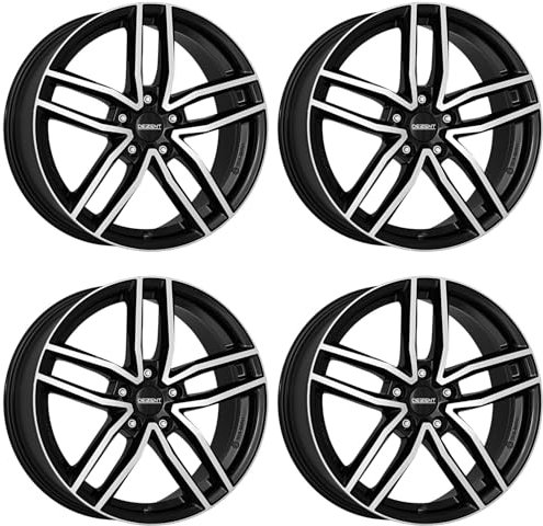 4x Dezent Felgen TR dark 7.0Jx17 ET48 5x108 kompatibel mit Opel Astra Combo Grandland X