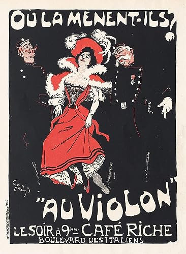 MNMSBFXQ Ölgemälde Leinwandbilder Bild Poster Kunstdrucke Wohin bringen sie sie zur Geige von Jules Grün Drucken Ölgemälde für Wanddekoration 60x90cm