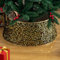 Proumhang Collare dell'albero di Natale Gonna dell'albero di Natale Copertura Della Base dell'albero con Glitter Anello dell'albero di Natale Decorazione per Feste in Casa Oro Nero S(40 * 60 * 20cm)