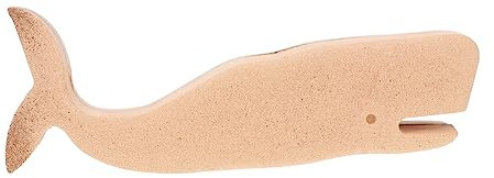 HAWILLOSCH Holz Whale Modell Unbemalt Diy Statue Blank Ornament Wal Aus Holz Für Bastelprojekte Und Malerei