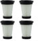 Filtros HEPA para aspiradoras inalámbricas Moosoo K12/K12Pro K13, filtro lavable para aspiradoras de mano, kit de accesorios de limpieza (paquete de 4)
