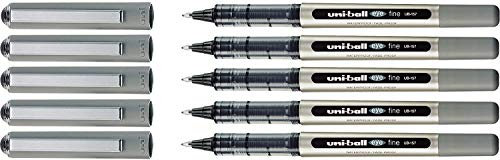 Uni-Ball Eye Fine UB157 Tintenroller (5er Pack, schwarz)