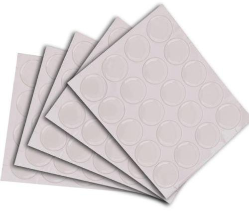 Yoogeer 100Pcs 1 Round Stickers 3D Clear Epoxy Adhesive Circles Bottle Cap Anti-Scratch