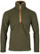 JACK PYKE Countryman Long Sleeve Thermal Fleece Pullover Dark Olive Small