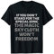 Stand für die amerikanische Flagge oder magisches Tuch wird T-Shirt