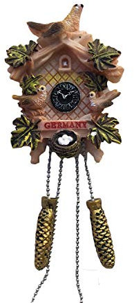 Deutschland 3D Kuckucksuhr Kühlschrank Magnet Touristen-Souvenirs Handarbeit Harz Handwerk Magnetische Aufkleber Home Küche Dekoration Reise Geschenk