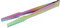 AO® Shisha Riesenkohlezange Edelstahl 30cm | Die Mega Kohlezange! (Rainbow)