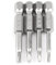 2 Inch Triangle Head Screwdriver Bit Set 5Pcs Magnetic 1/4 Hex Shank TA1.8 TA2.0 TA2.3 TA2.7 TA3.0 Triangular Screw Bits