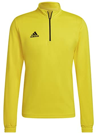 adidas Entrada 22 Training Top, Maglia Lunga Uomo, Team Yellow/Black, XL