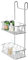 Blue Canyon 2 Tier Hanging Shower Caddy, No Drill Stainless Steel Bathroom Shelf, Non-Rusting Storage Shelves, Shower Accessory for Bathroom Organisation Shelf, Shower Basket Organizer, White