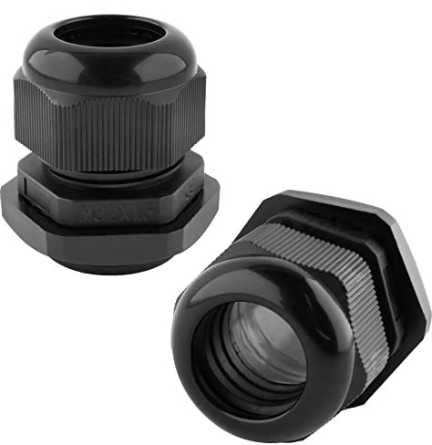 SeKi 313791 M32-schwarz Cable Gland M32, Black