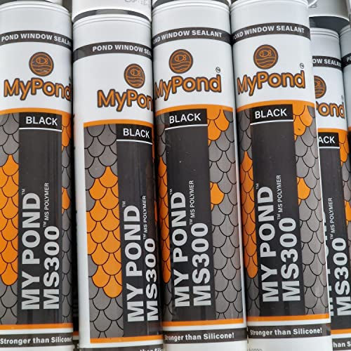 MyPond MS300 300ml Pond repair and Pond Window Sealant, Black