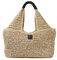 SUNDEK Borsa a spalla Paper Straw donna in paglia beige