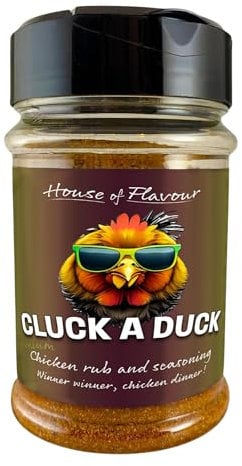 BBQ Rub Seasoning For Chicken & Poultry Meat, Duck & Turkey By House of Flavour | Gluten-Free, No Preservatives | Ideal for Smoking, Grilling & Oven | 200g