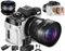 Sony 4K Vlogging Camera with 48MP, 180° Flip Screen, 16X Zoom, Wide-Angle & Macro Lens, WiFi & Flash