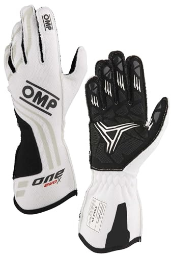 Omp Racing Handschuhe One, EVO-X MY24 FIA 8856-2018, Weiß, Größe M