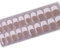 Halb Ausgehärtet UV Gel Nagelfolie, 20 Stück Fingernägel zum Aufkleben Glänzend Nagelsticker Dekoration Nageldesign, Gel Nagel Aufkleber Nagelfolie Selbstklebend (Nude Rosa-Farbverlauf)