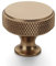 Amerdeco 30 Pack Champagne Bronze Knurled Cabinet Knobs Kitchen Cabinet Handles for Drawer Dresser, Cupboard and Wardrobe…