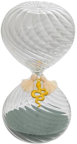 Atmosphera - Sablier Wild H15cm - Bleu