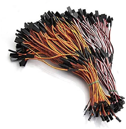 Servo-Verlängerung Y-Kabel JR 22AWG 15/20/30/50/100cm Servo-Empfänger-Kabel Compatible With RC-Auto-Teil(JR-500mm)