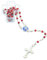 Palais du Rosaire Scented Rosary with Rose in a Cross Box - Scented Rosary - Wooden Christian Worship