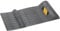 Parkhilfe Mattset - rutschfeste Einparkmatte Mit Bremsschwelle | 525x250x52 Mm Positionsmarkierung Für Garagen - Stopper Für Sicheres EIN- & Ausparken