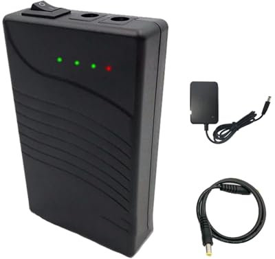 Rechargeable 36W 12V 1800mAh 2200mAh 2600mAh 3000mAh 3400mAh Lithium Ion Battery Pack, 12V/5V Dual Output External Battery Power Bank for LED Strip Tape Light