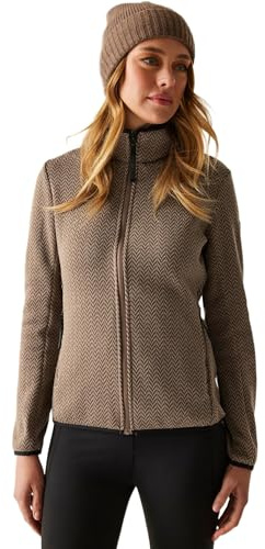 Regatta Elzie Damen Winterjacke mit durchgehendem Reißverschluss, Fleece, Stretch-Schicht, warme Oberschicht