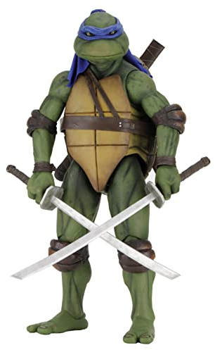 NECA - TMNT Leonardo Actionfigur im Maßstab 1/4, Grün