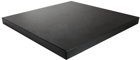 Dekorspanplatte Schwarz Matt Miniperl, als Tischplatte, Schreibtischplatte, Laden- und Möbelbau, 84x60 cm, Stärke: 19 mm