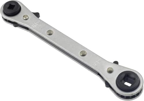 REPORSHOP - Llave Carraca 4 Medidas 1/4,3/8,3/16 Y 5/16