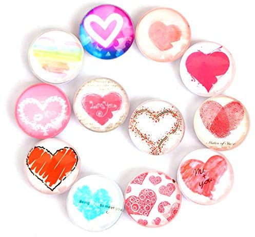 Cosylove 12pcs Kristallglas Kühlschrank Magnete, Kreative Kühlschrank Magnete Nette Home Decor Magnetic Aufkleber Büro Magnete Set für Trocken Erase Board, Schränke, Whiteboards, Fotos