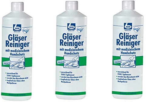 10x Dr. Becher Gläser Reiniger Premium - 1 Liter | Flasche (1 l)