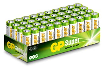 Batterie Super Alcalina Stilo AA (Confezione 40 Pezzi)