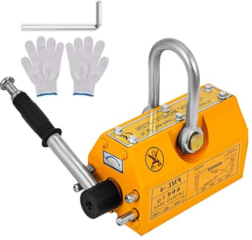 Hebemagnet Permanentmagnet Magnetlifter Magnetheber Handgesteuertes Gabelanheben Lasthebemagnet Neodym 600kg Anhebender Magnet Handgesteuertes Gabelanheben (600KG)