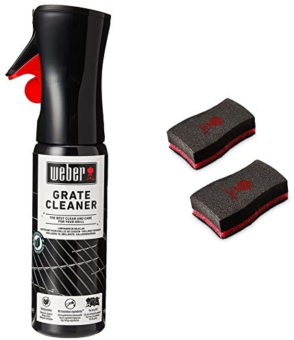 Weber 17875 detergente per Griglie, Nero & 17688 Spugna, Nero 2pezzo(i)