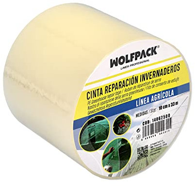 Cinta Para Reparacion Invernaderos 10 cm. x 33 metros. Cinta Adhesiva Reparacion Alta Resistencia