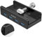 ORICO USB 3.0 Hub Clamp Adapter, Aluminum 4-Port Splitter with Extra Power Supply Port and 4.92 FT Data Cable, Ultra-Portable Expander for 2021 iMac/Laptop/PC