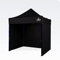 BRIMO pavillon 2 x 2 Meter 100% Wasserdicht mit 3 Seitenteilen - 5 Jahre Garantie (2x2 m, Schwarz)