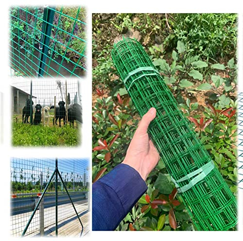 LBYDXD Maschendrahtzaun Grün, Gartenzaun, Wildzaun Forstzaun, Maschendraht Dekorative Zäune für Hasen Kleintiere Käfig Vogelvoliere Rankhilfe Hasenstall Kleintiergehege (Size : 0.5 * 3M)