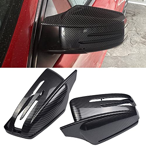 1 Paar Kohlefaser Spiegelkappen Links Rechts Seitenspiegel Abdeckkappen für Mercedes Benz W176 W204 W246 W212 W221 C117 X204 X156