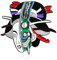 Fopytu Épingles De Broche Geisha Japonaises Halloween Squelette Masque Insigne Rétro Crâne Repeuple Badge Bijoux Accessoires