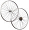 Laufradsatz 28 Zoll rostfreie Speichen Vollachse Shimano Schraubkranz 6 Fach